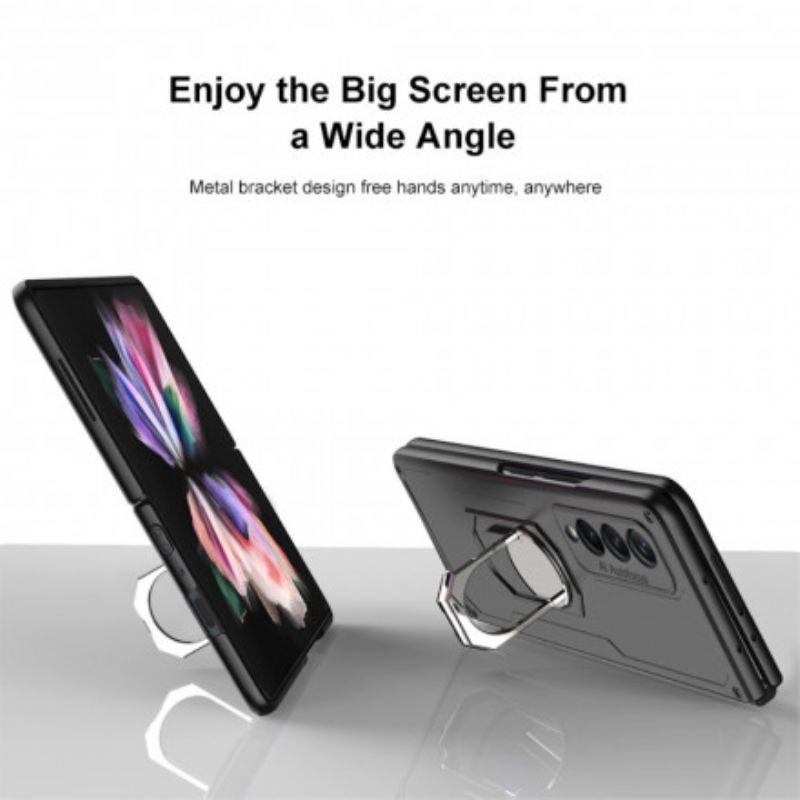 Deksel Samsung Galaxy Z Fold 3 5g Mobildeksel Hybrid Med Ring-støtte Gkk