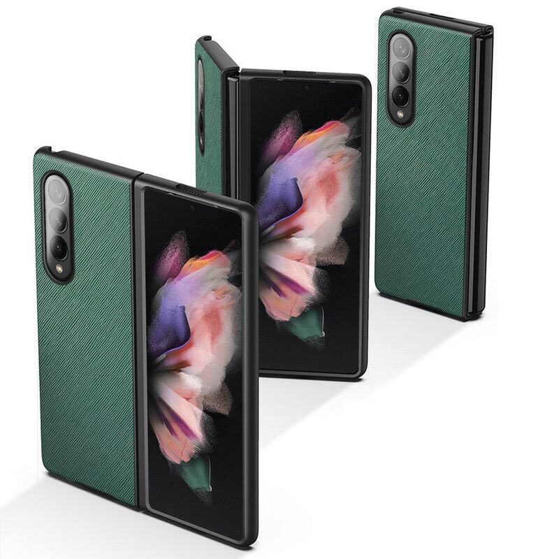 Deksel Samsung Galaxy Z Fold 3 5g Mobildeksel Teksturert Skinn