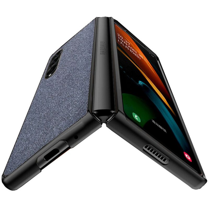 Deksel Samsung Galaxy Z Fold 3 5g Teksturert Skinneffekt