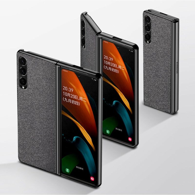 Deksel Samsung Galaxy Z Fold 3 5g Teksturert Skinneffekt