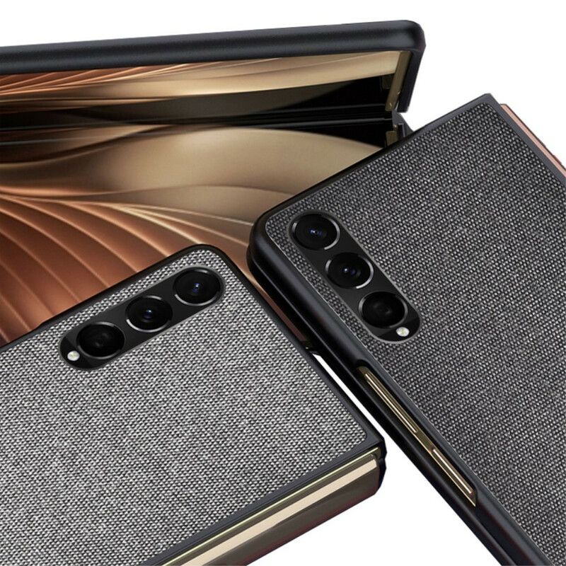 Deksel Samsung Galaxy Z Fold 3 5g Teksturert Skinneffekt