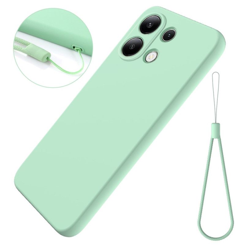 Deksel Xiaomi Redmi Note 13 4g Mobildeksel Flytende Silikonstropp