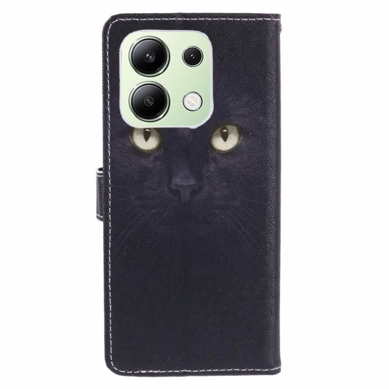 Folio Deksel Til Xiaomi Redmi Note 13 4g Strappy Cat Eyes