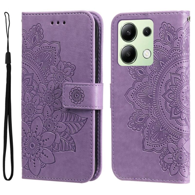 Folio Deksel Xiaomi Redmi Note 13 4g Floral Strappy Style