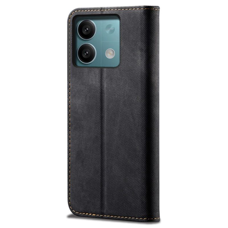 Folio Deksel Xiaomi Redmi Note 13 4g Jeansstoff Beskyttelse Deksel