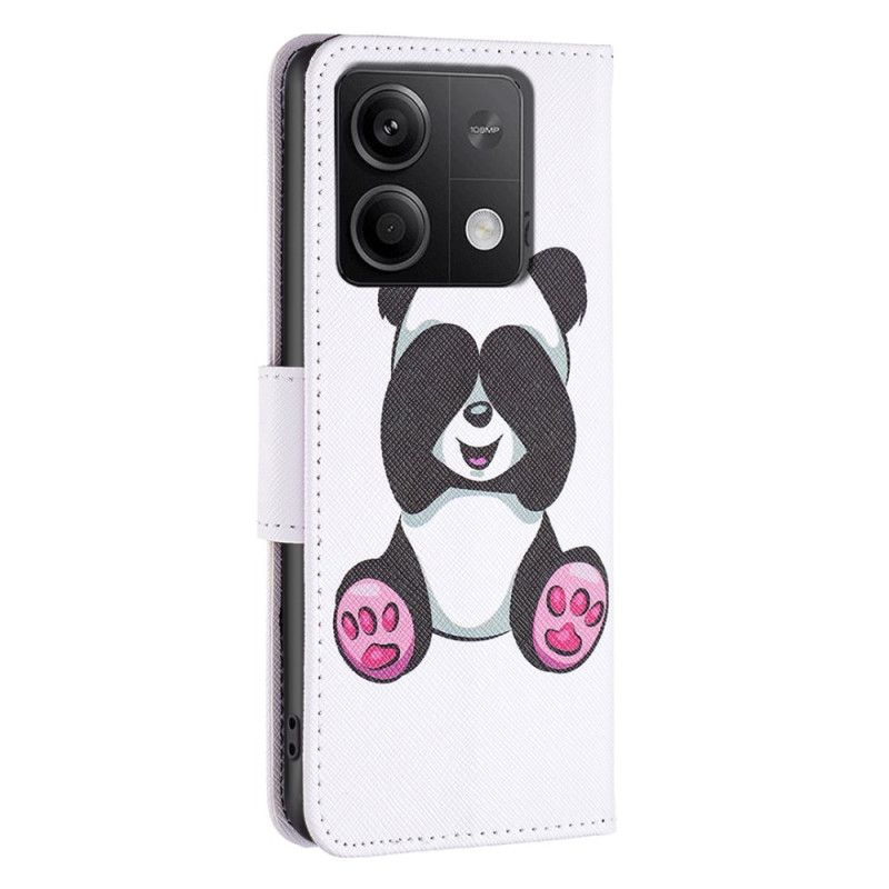 Folio Deksel Xiaomi Redmi Note 13 4g Panda Beskyttelse Deksel