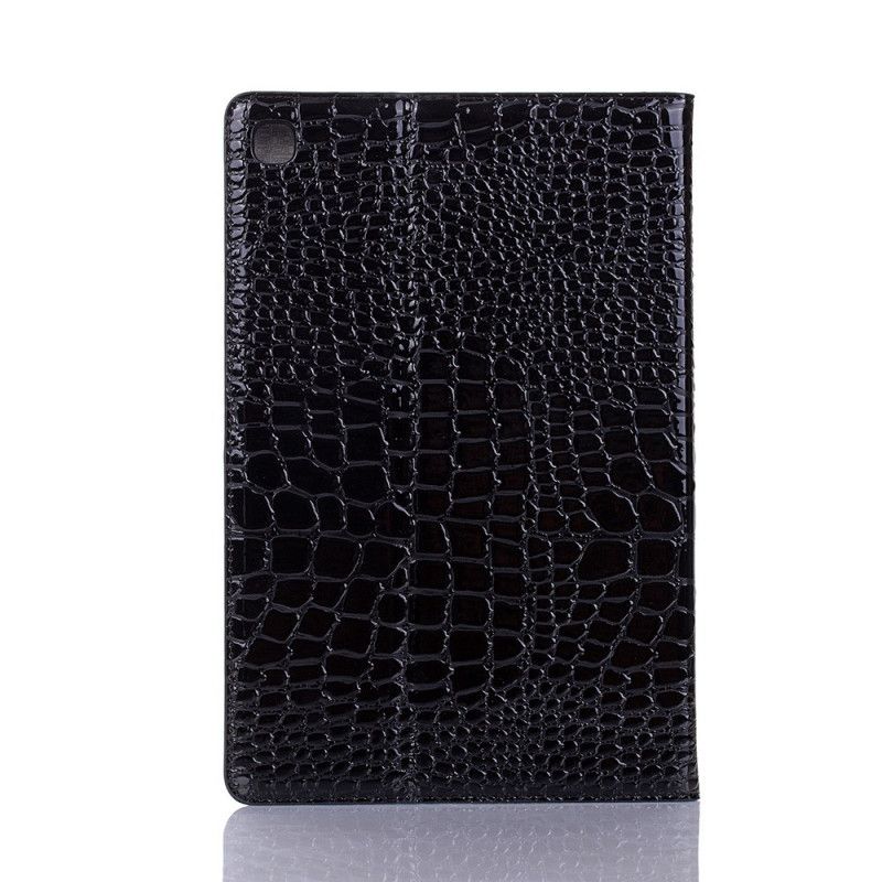 Case Etui Samsung Galaxy Tab S5e Svart Krokodille Tekstur