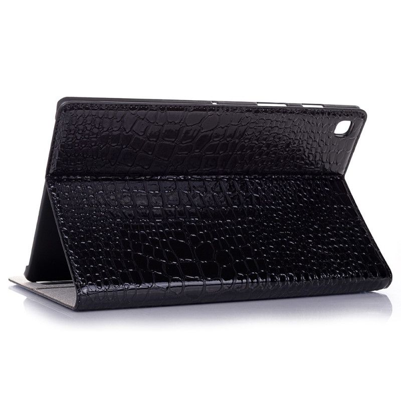 Case Etui Samsung Galaxy Tab S5e Svart Krokodille Tekstur