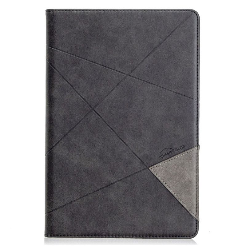 Etui for Samsung Galaxy Tab S5e Svart Geometri