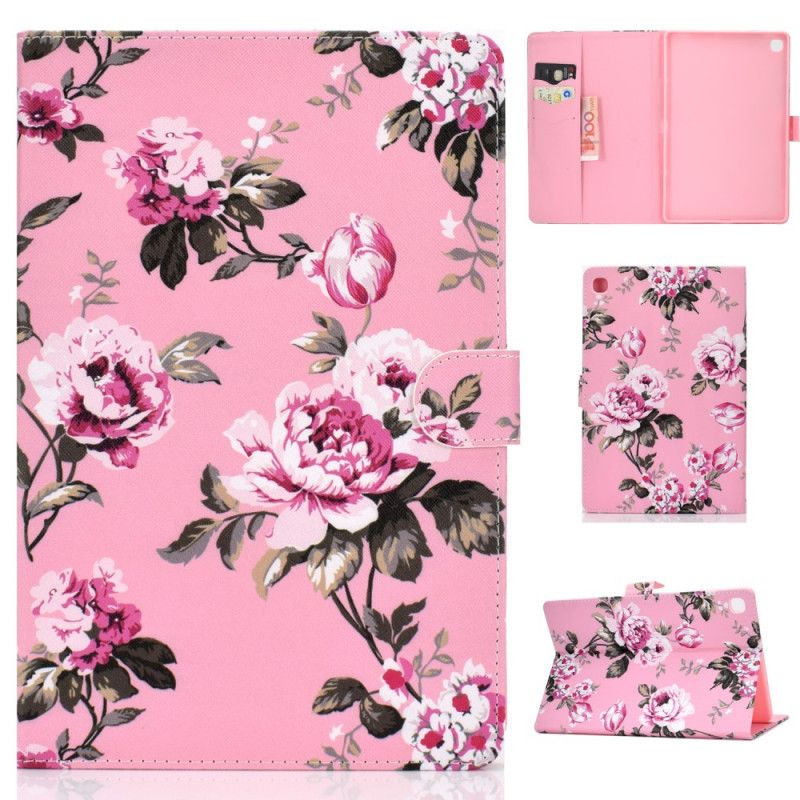 Folio Deksel for Samsung Galaxy Tab S5e Frihetsblomster