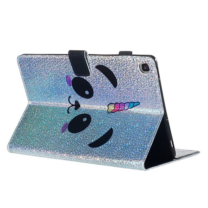 Folio Deksel Samsung Galaxy Tab S5e Glitterpanda Anti-fall