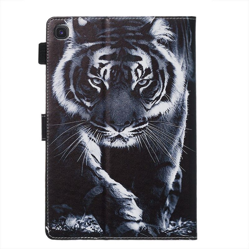 Folio Deksel Samsung Galaxy Tab S5e Grå Tigerserie