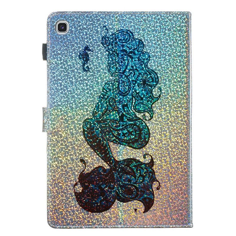 Folio Deksel Samsung Galaxy Tab S5e Havfrueglitter