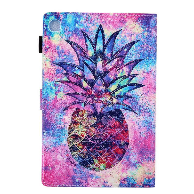 Lærdeksel Folio Deksel Samsung Galaxy Tab S5e Ananas