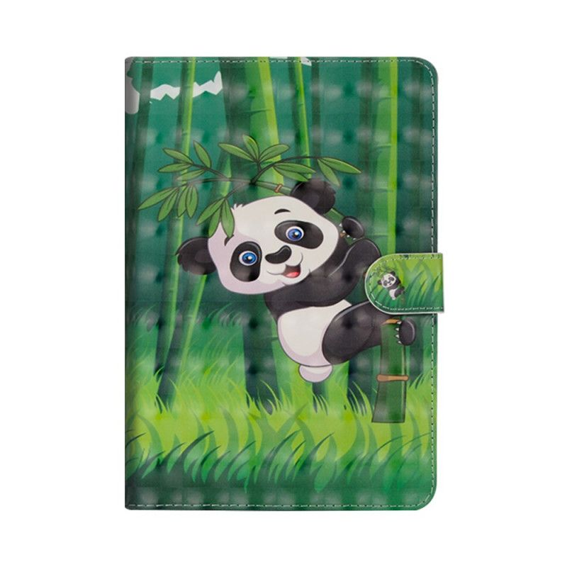 Lærdeksel Folio Deksel Samsung Galaxy Tab S5e Panda