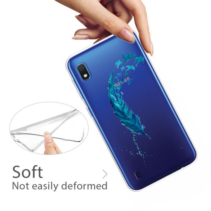 Deksel for Samsung Galaxy A10 Vakker Fjær