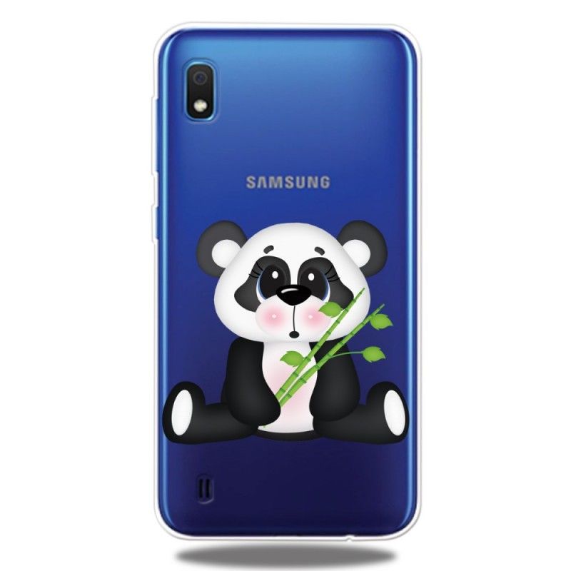 Deksel Samsung Galaxy A10 Gjennomsiktig Trist Panda