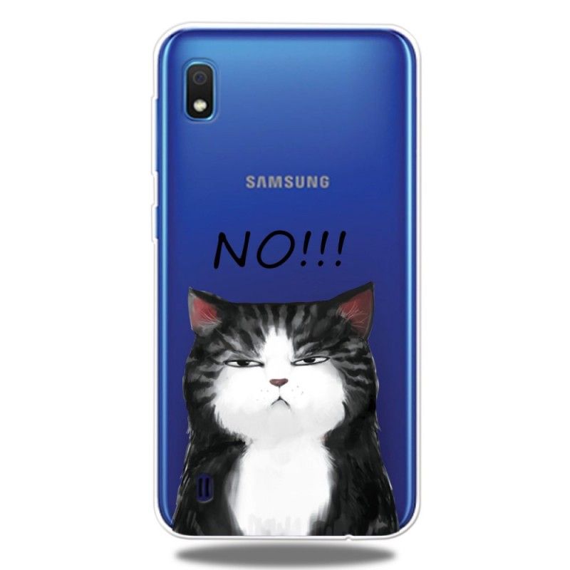 Deksel Samsung Galaxy A10 Mobildeksel Katten Som Sier Nei