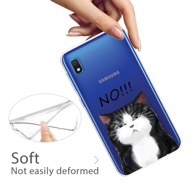 Deksel Samsung Galaxy A10 Mobildeksel Katten Som Sier Nei