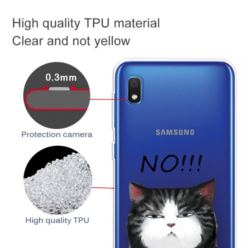 Deksel Samsung Galaxy A10 Mobildeksel Katten Som Sier Nei