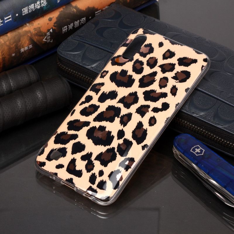 Deksel Samsung Galaxy A10 Mobildeksel Marmor I Leopardstil