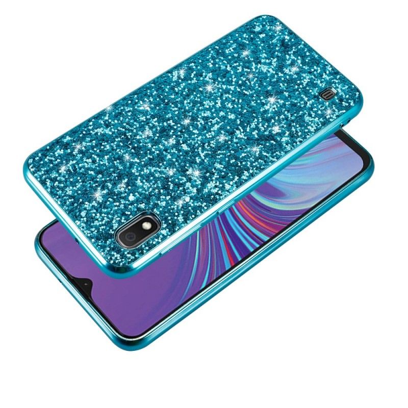 Deksel Samsung Galaxy A10 Svart Premium Glitter