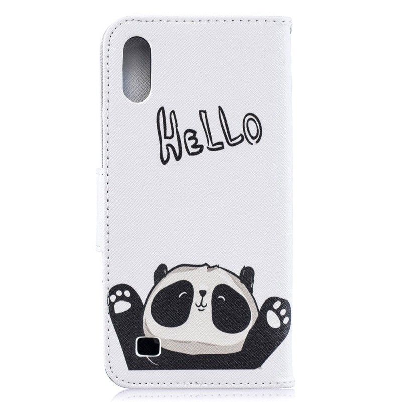 Folio Deksel Samsung Galaxy A10 Hallo Panda