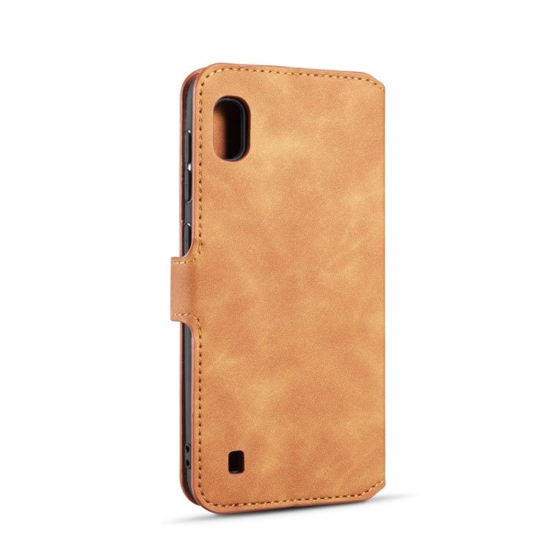 Folio Deksel Samsung Galaxy A10 Svart Retro Dg.Ming Anti-fall