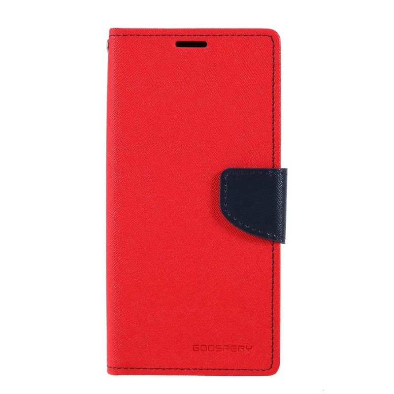 Lærdeksel Folio Deksel Samsung Galaxy A10 Svart Mobildeksel Tofarget Kvikksølv