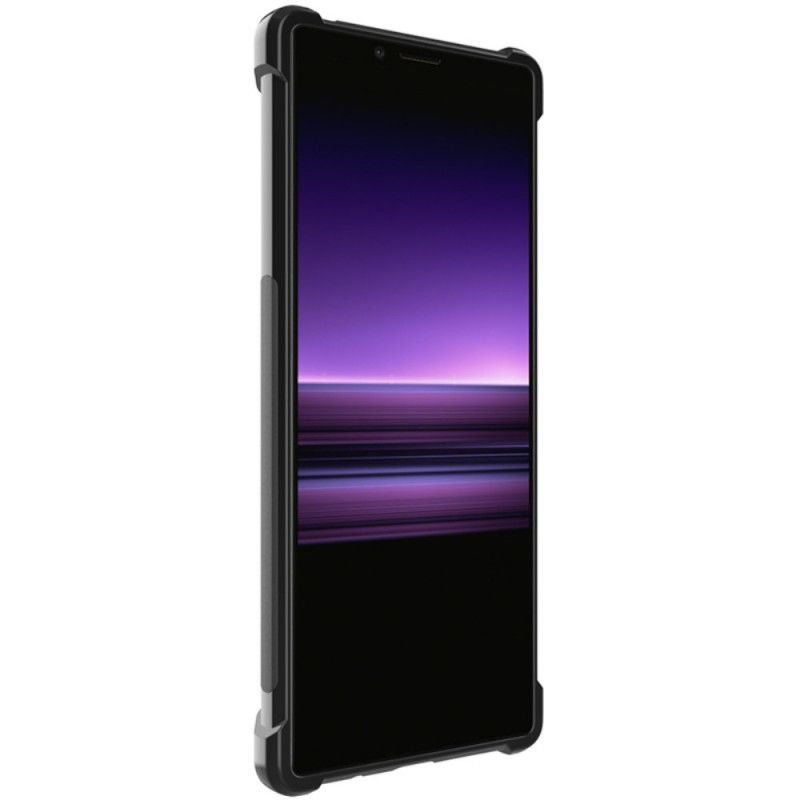 Deksel Sony Xperia 5 Imak Børstet Karbonfiber