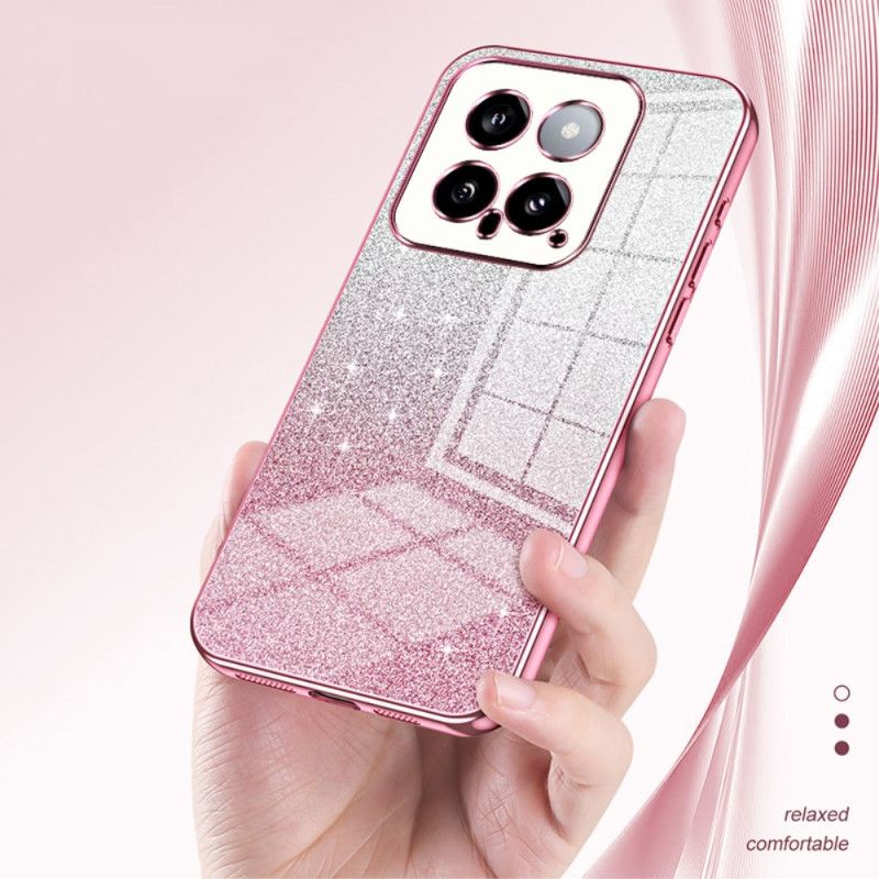 Deksel Xiaomi 14 Mobildeksel Gradient Glitter