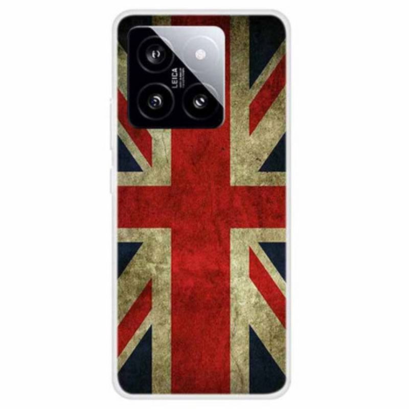 Deksel Xiaomi 14 Storbritannias Flagg