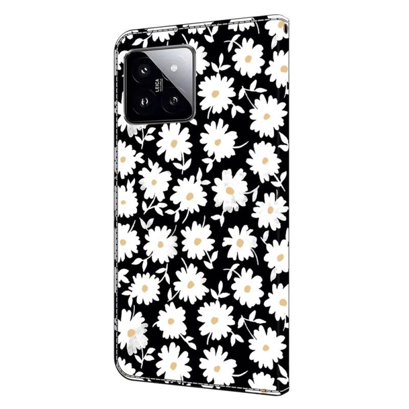 Folio Deksel Xiaomi 14 Blomster