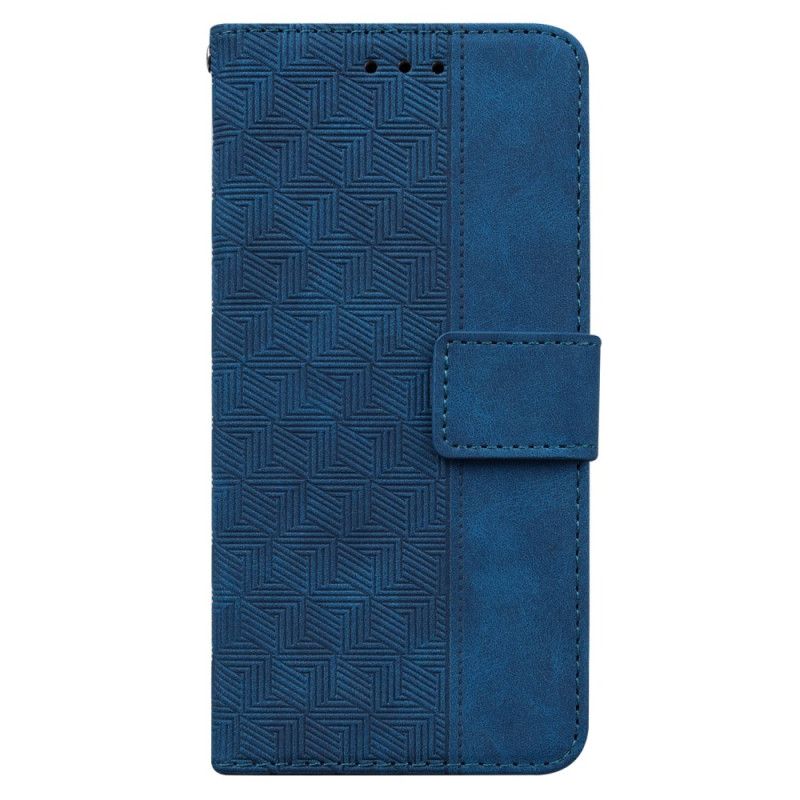 Lærdeksel Folio Deksel Xiaomi 14 Mobildeksel Strappy Vevd Mønster