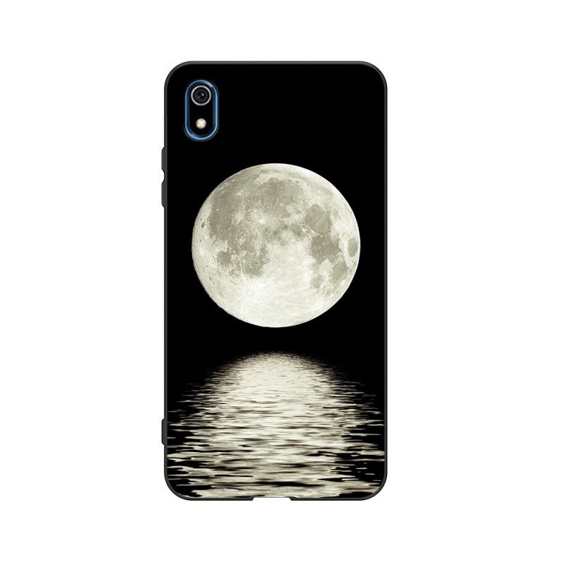 Deksel Xiaomi Redmi 7A Fleksibel Silikon Måne Marine