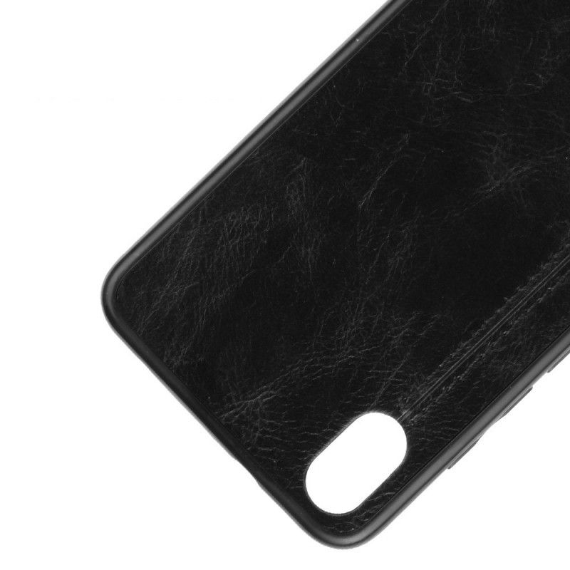 Deksel Xiaomi Redmi 7A Svart Sydd Skinneffekt