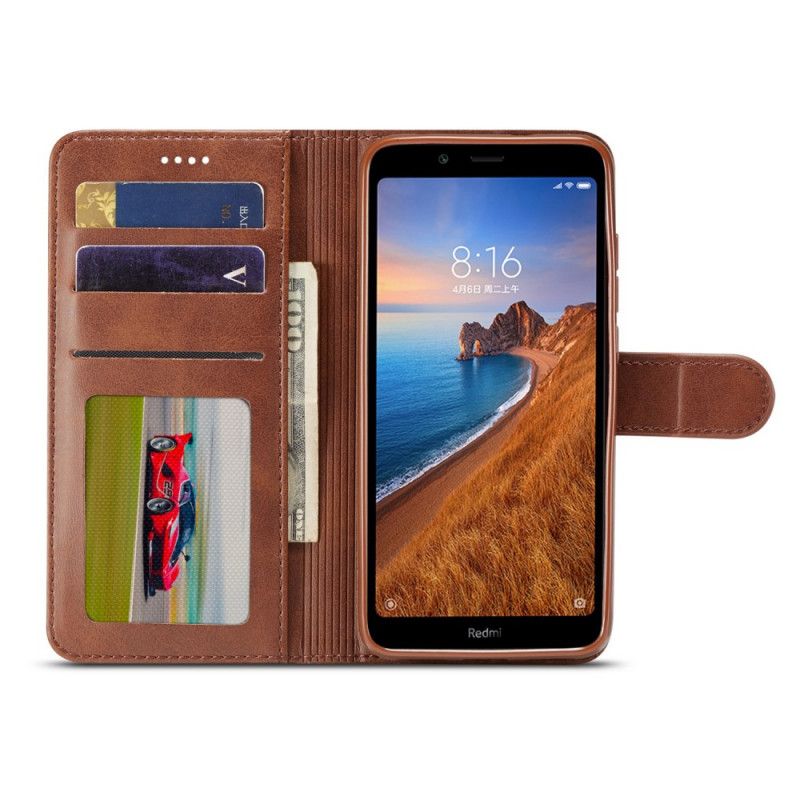 Folio Deksel for Xiaomi Redmi 7A Svart Lc.Imeeke Skinneffekt