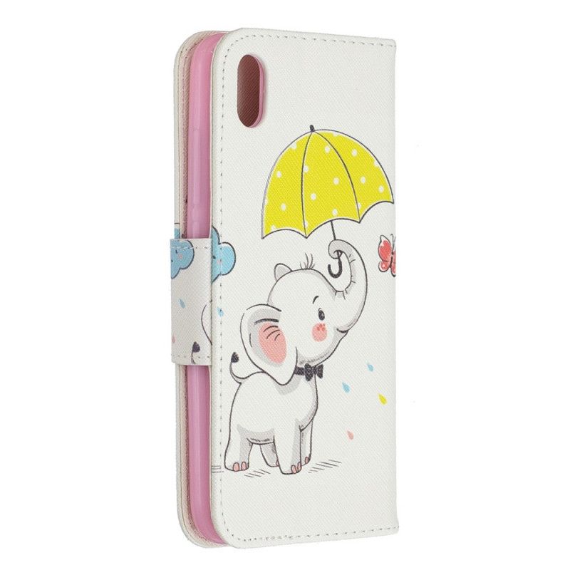 Folio Deksel Xiaomi Redmi 7A Baby Elefant Anti-fall