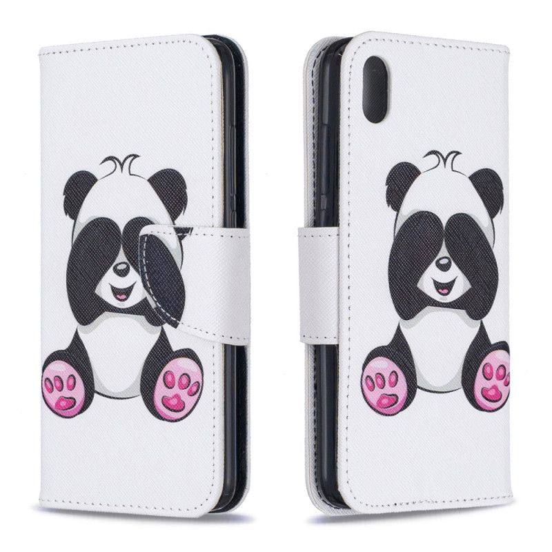 Folio Deksel Xiaomi Redmi 7A Morsom Panda Anti-fall