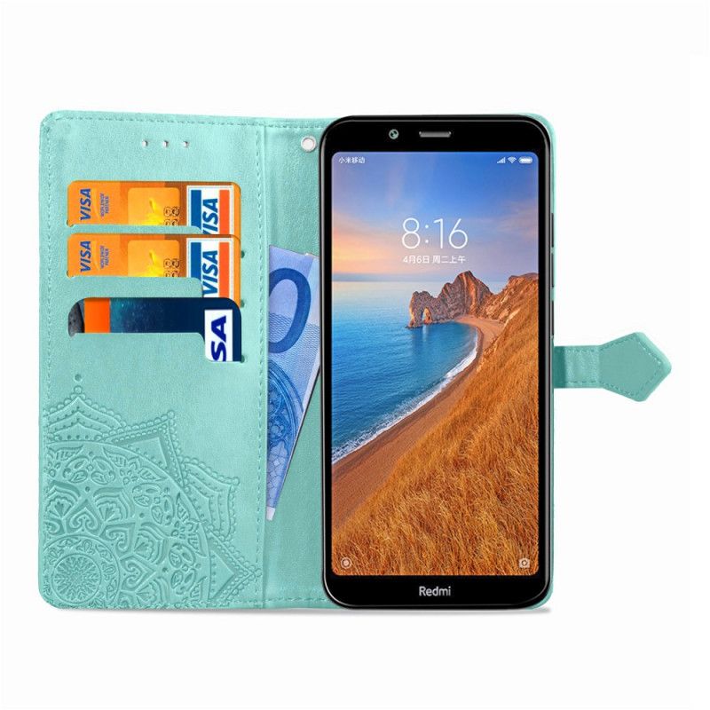 Folio Deksel Xiaomi Redmi 7A Svart Solmandala