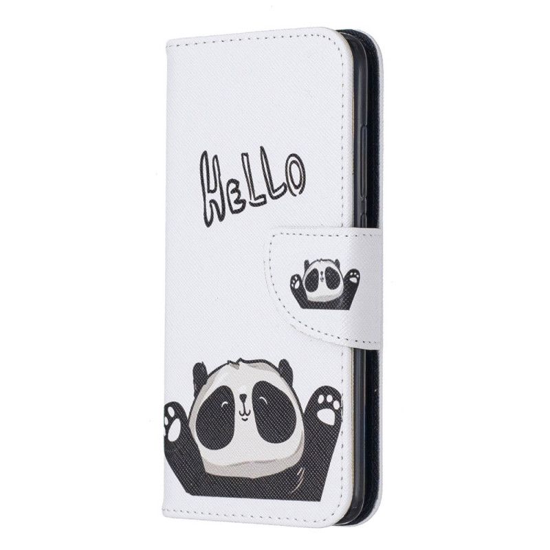Lærdeksel Folio Deksel Xiaomi Redmi 7A Hallo Panda