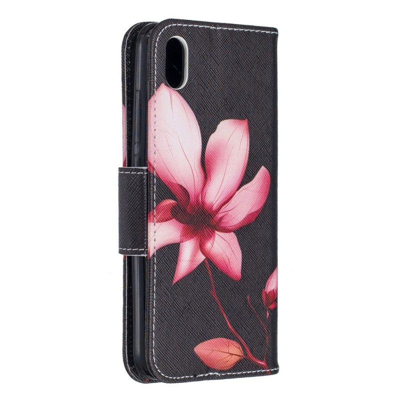 Lærdeksel Folio Deksel Xiaomi Redmi 7A Rosa Blomst