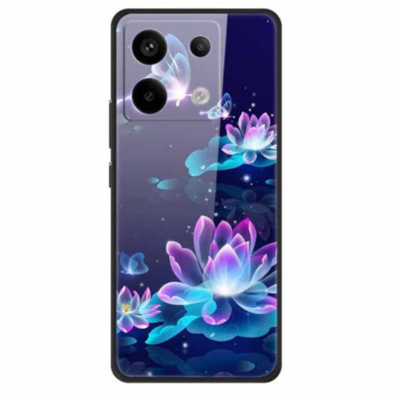 Deksel Til Xiaomi Redmi Note 13 Pro 5g Lotus Herdet Glass