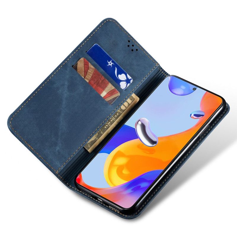 Folio Deksel Til Xiaomi Redmi Note 13 Pro 5g Jeansstoff