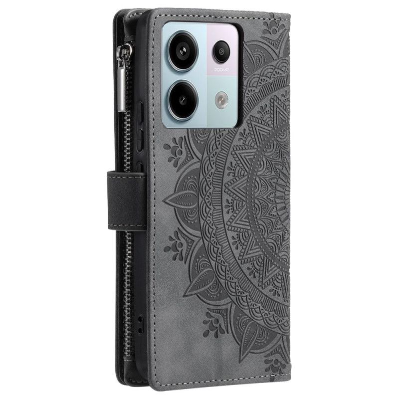 Folio Deksel Xiaomi Redmi Note 13 Pro 5g Mandala Strap Lommebok