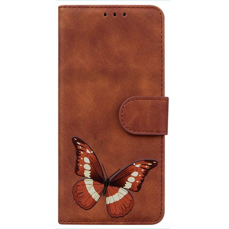 Folio Deksel Til iPhone 14 Pro Butterfly Elegance