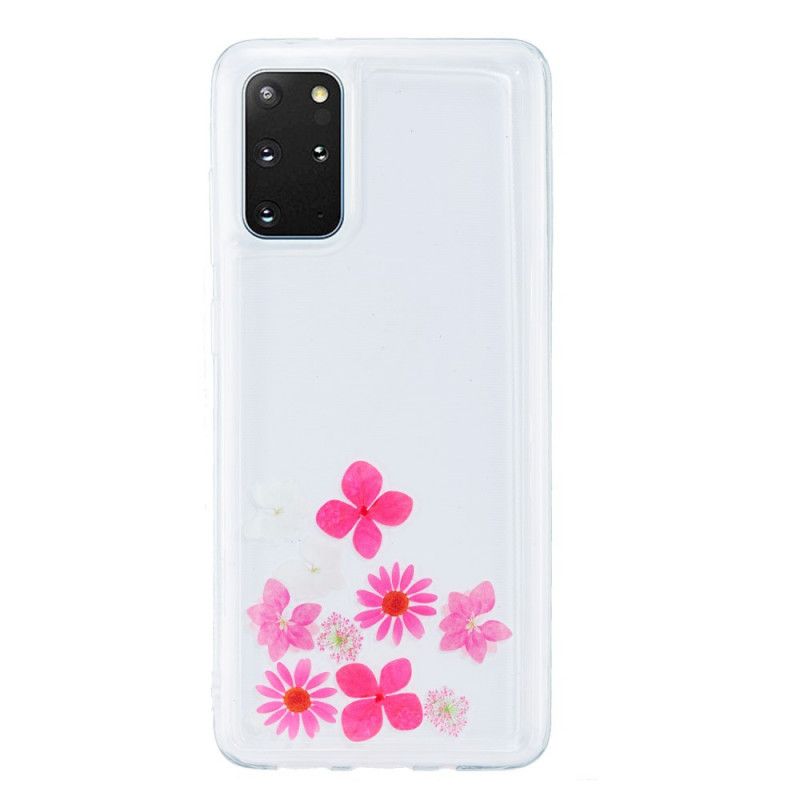 Deksel Samsung Galaxy S20 Plus / S20 Plus 5G Flytende Blomster Beskyttelse