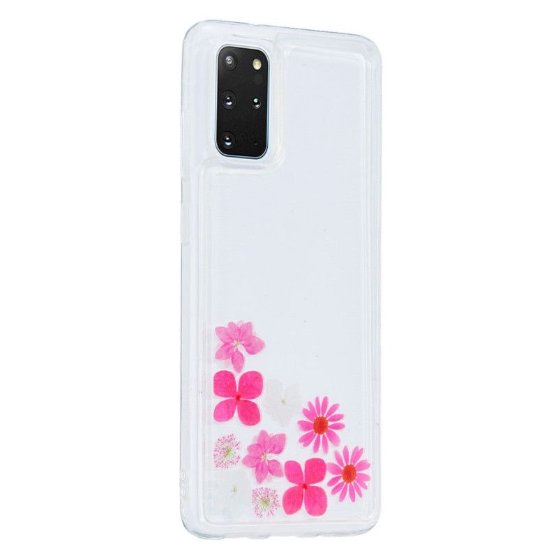 Deksel Samsung Galaxy S20 Plus / S20 Plus 5G Flytende Blomster Beskyttelse