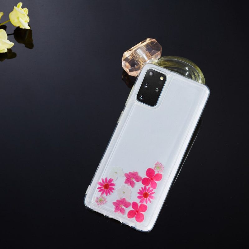 Deksel Samsung Galaxy S20 Plus / S20 Plus 5G Flytende Blomster Beskyttelse