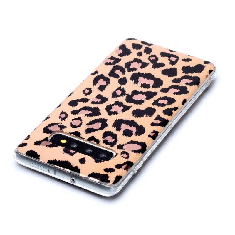 Deksel Samsung Galaxy S20 Plus / S20 Plus 5G Marmor I Leopardstil